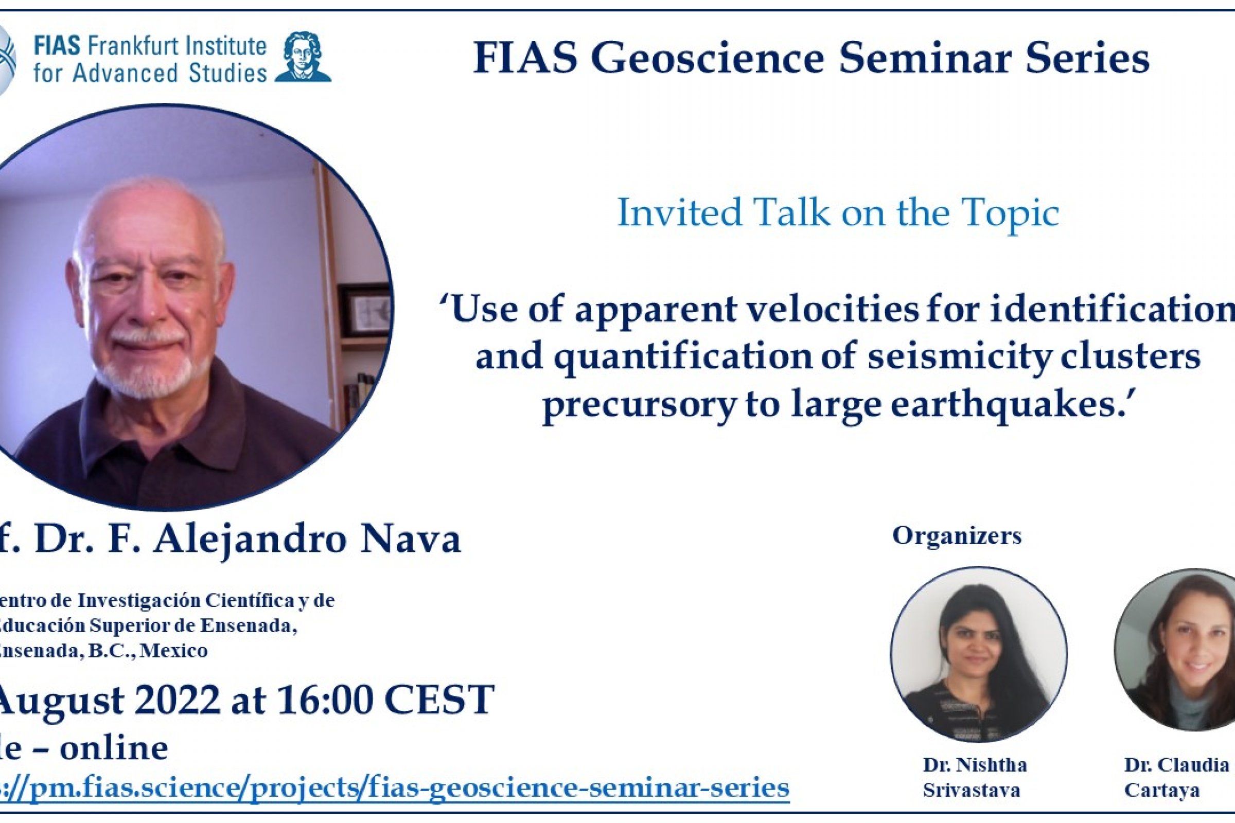 FIAS Geoscience Seminar 17.08.22