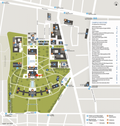 Campus Westend Campus Map