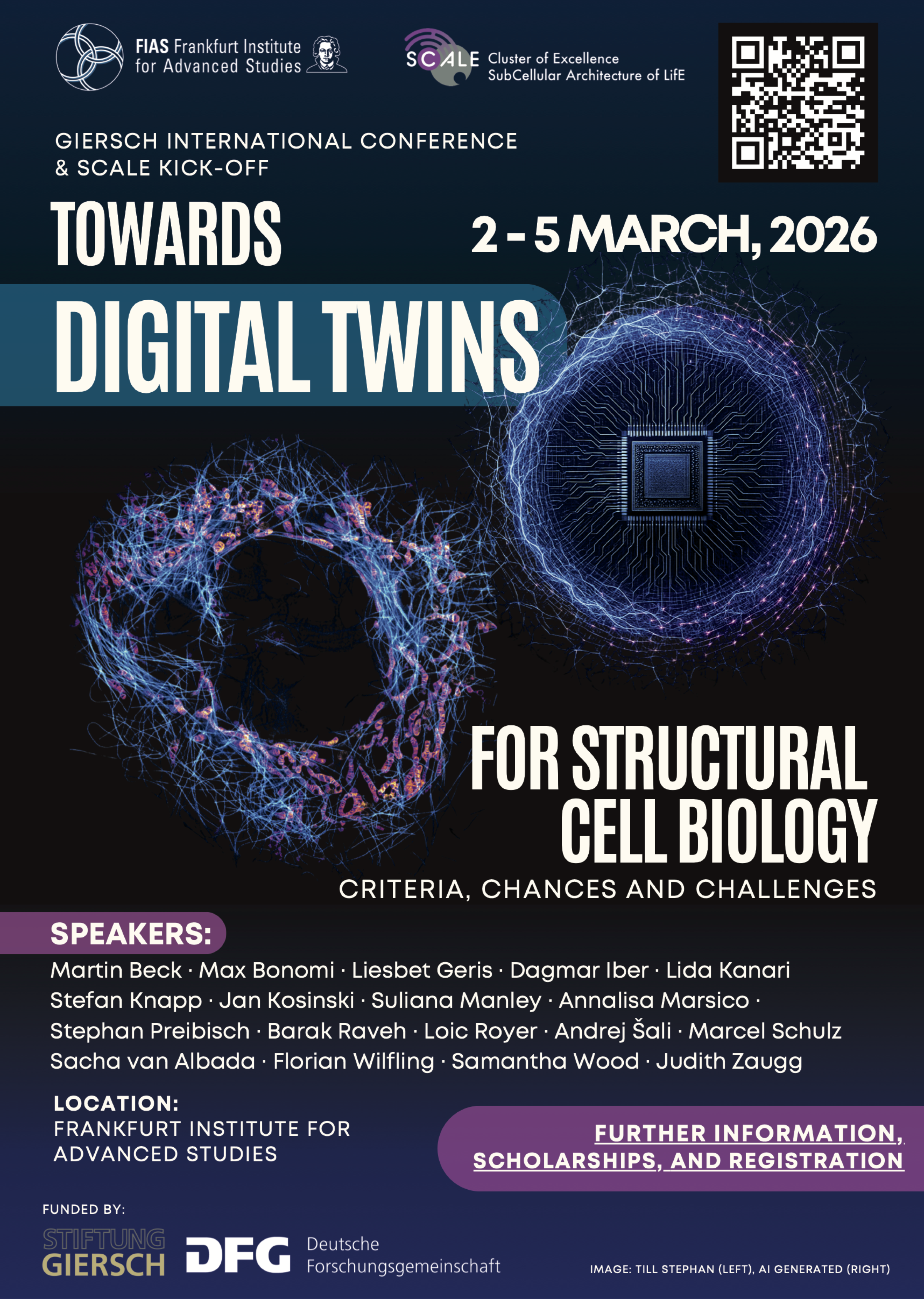 Giersch International Conference & SCALE Kick-Off Digital Twin Poster Giersch International Conference & SCALE Kick-Off Digital Twin Poster
